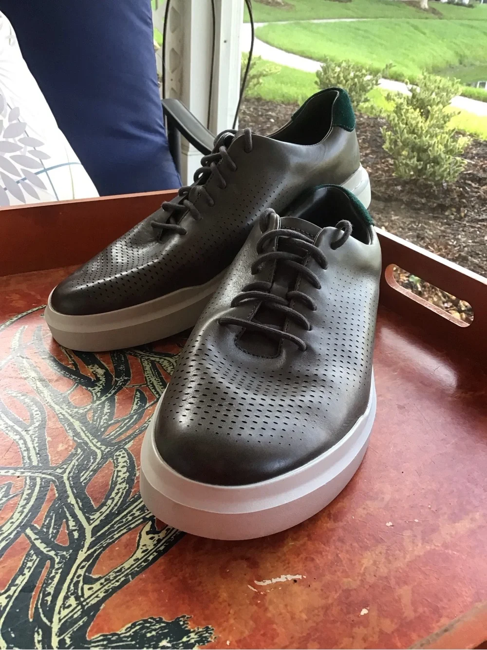 Cole Haan Grand Series Perforated Leather Sneakers